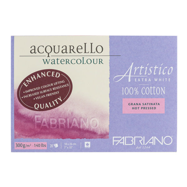 Fabriano Artistico Extra White Watercolour Paper Blocks