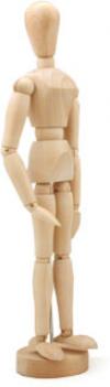 Hardwood Manikins in 12" Size