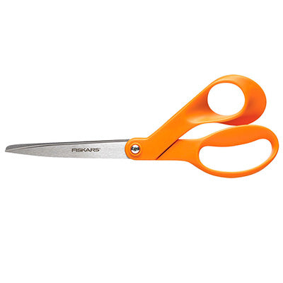 Fiskars Original Orange-Handled Scissors 8"