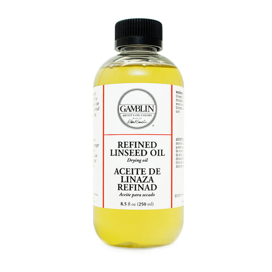 Gamblin Refined Linseed Oil - 8.5oz