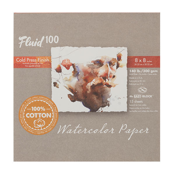 Fluid 100 Watercolour 100% Cotton Papers