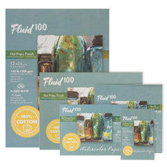 Fluid 100 Watercolour 100% Cotton Papers