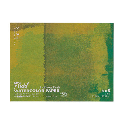 Hahnemhle The Collection Watercolor Block - 9 inch x 12 inch, 140 lb, 10 Sheets