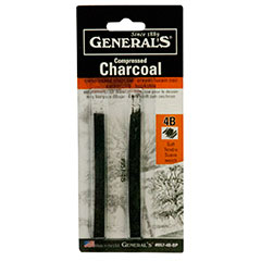 General's Compressed Charcoal Sticks (Packs of 2)