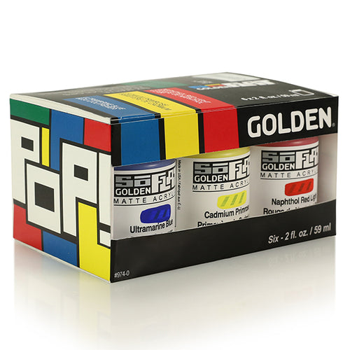 Golden Open Acrylic 12-Color Mixing Set