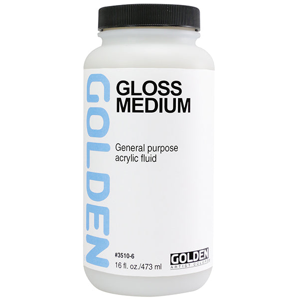 Médium polymère GOLDEN 16 oz (commande spéciale) Maintenant ou jamais