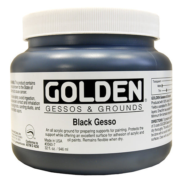 GOLDEN Black Gessoes