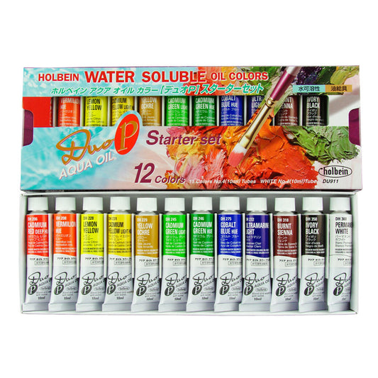 Holbein Duo Aqua Set of 12 x 10ml