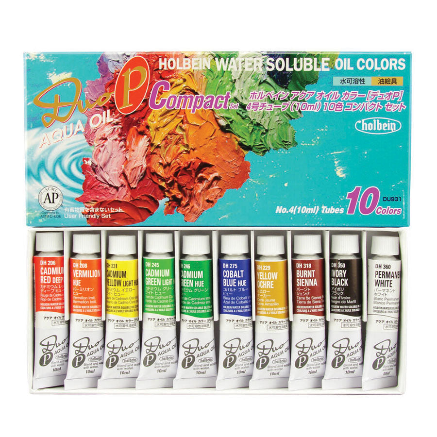 Holbein Duo Aqua Compact Set of 10