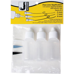 Jacquard Bottles with Plastic Tips - Set of 3