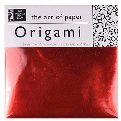 Japanese Paper Place Origami Mixed Foils - 6" Pack of 12