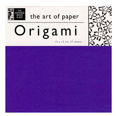 Japanese Paper Place Origami Mixed Colours - 6" Pack of 27