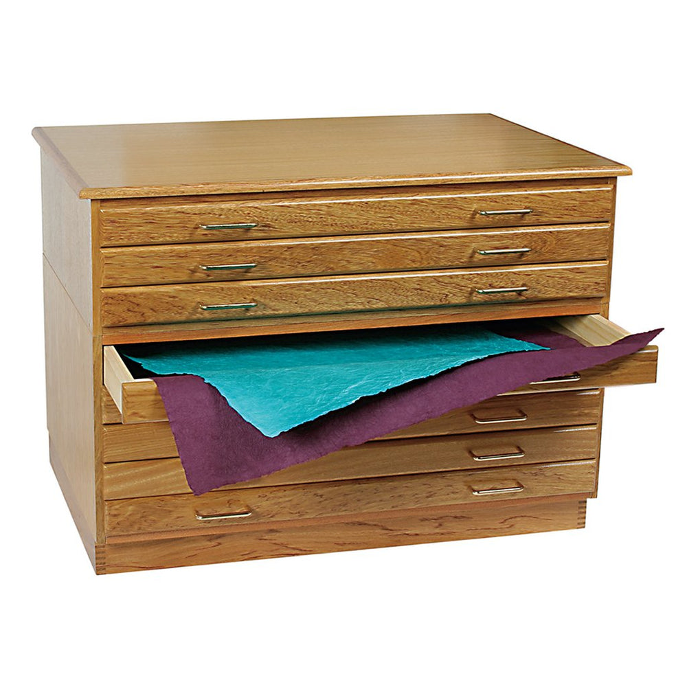 Richeson Oak Flat File Drawer Package - Special Order