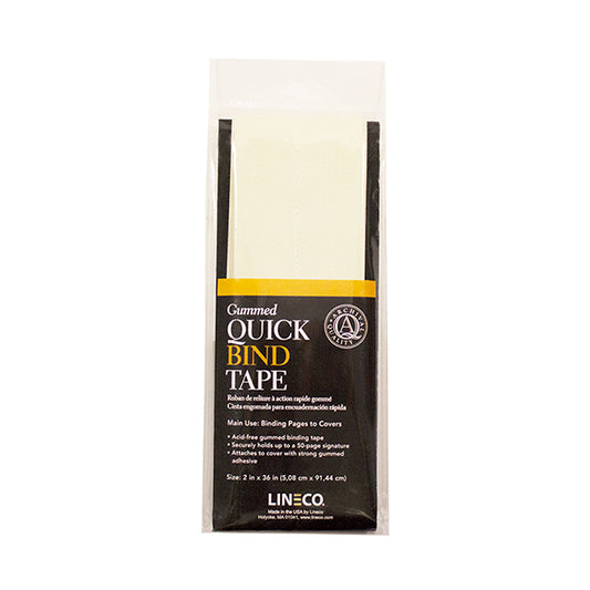 Lineco Quick Book Binding Tape - Gummed 2" x 36"