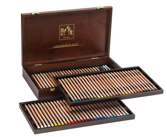 Caran d'Ache (Special Order) Luminance Wooden Box Set of 76
