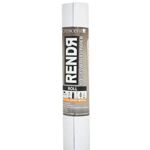 RendR No Show Thru 180gsm/110lb Paper Roll 40" x 5yd - Clearance