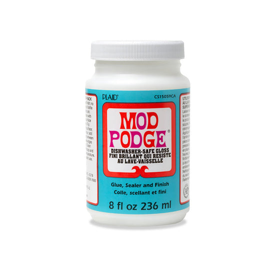 Mod Podge Dishwasher-Safe Gloss Decoupage Glue - 8oz