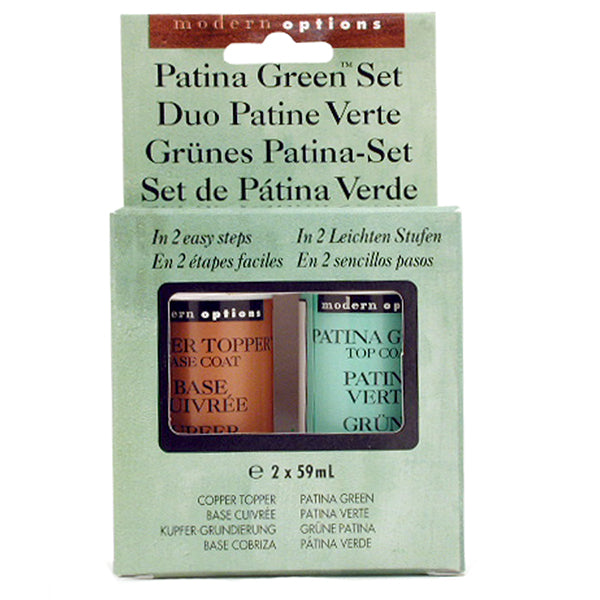 Sophisticated Finishes Antiquing Patina Green Solution Kit - Clearance