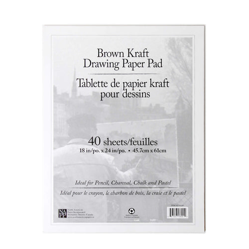 Brown Kraft Drawing Paper Pad - 18"x 24"