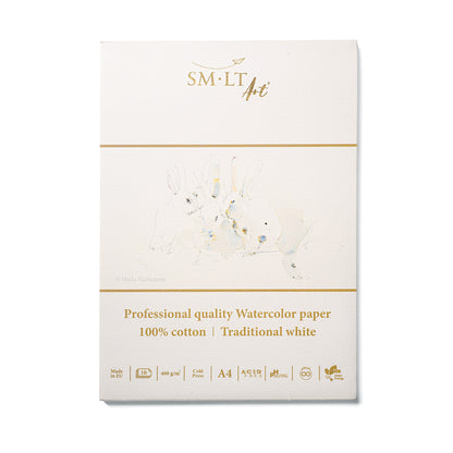 SM•LT Professional Watercolour Glued Pads – 400gsm