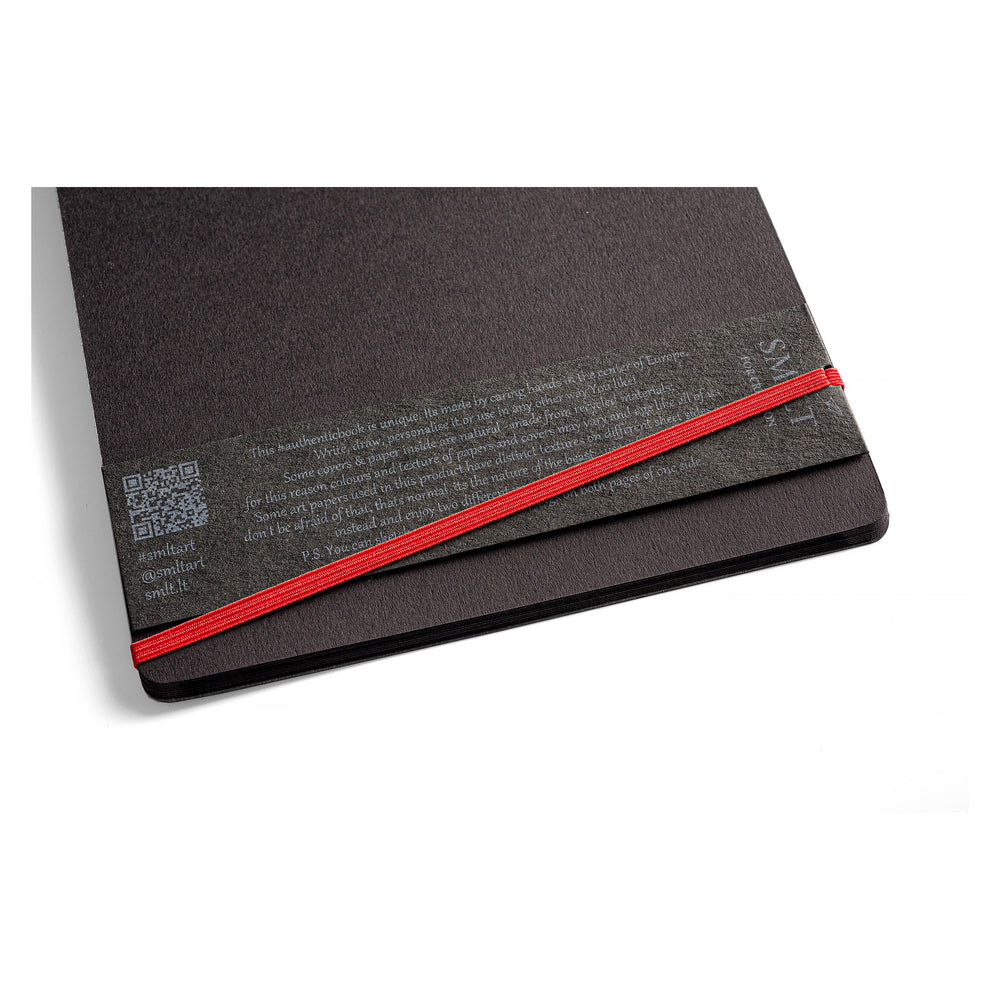 SM•LT #authenticbook Black Sketch Album – 9" x 7"
