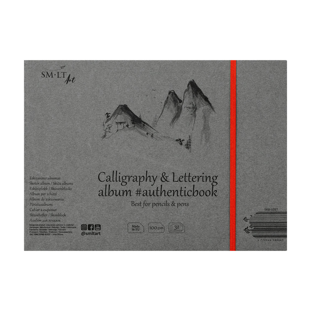 SM•LT #authenticbook Calligraphy & Lettering Album – 9" x 7"
