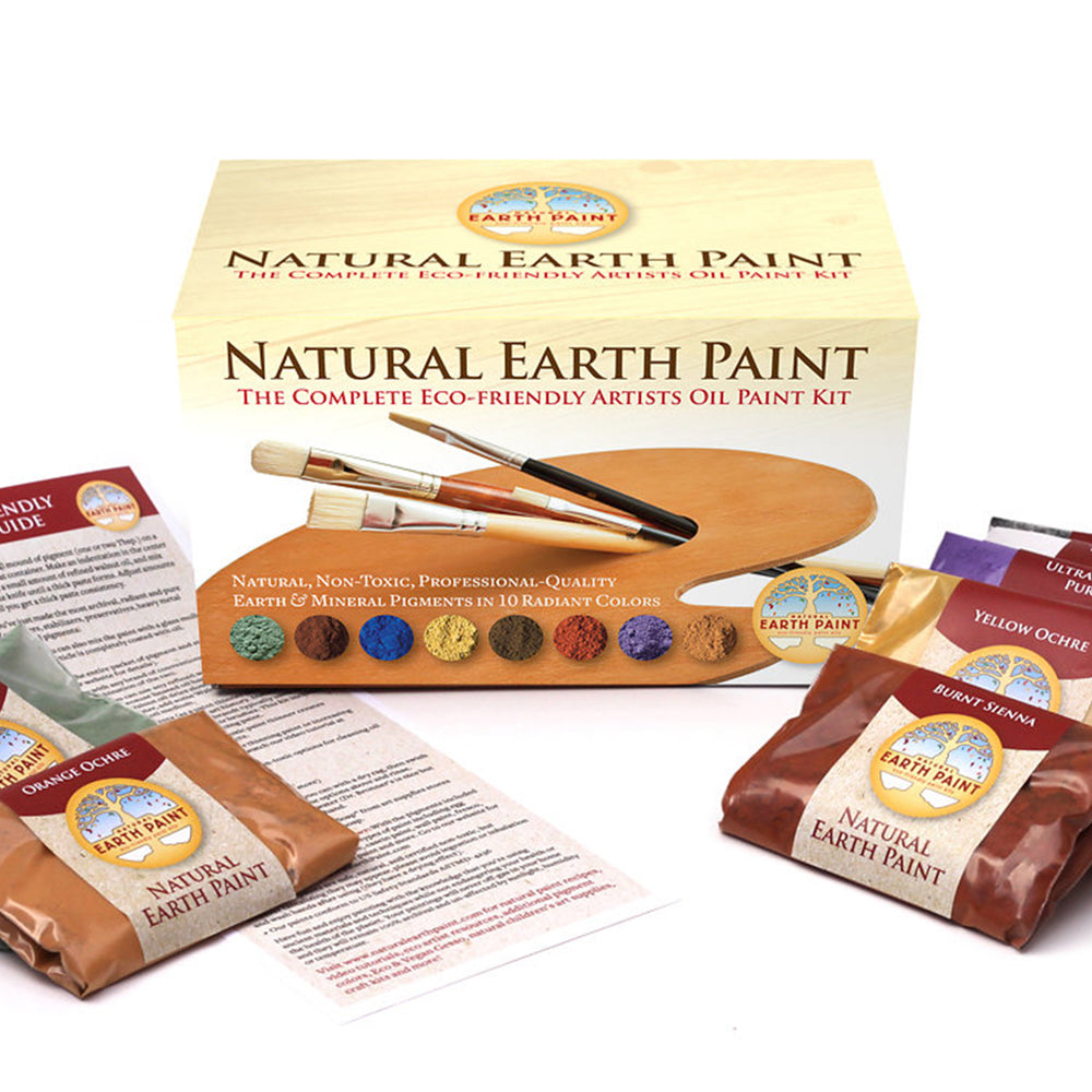 Natural Earth Paints The Complete Earth Oil Paint Kit of 10