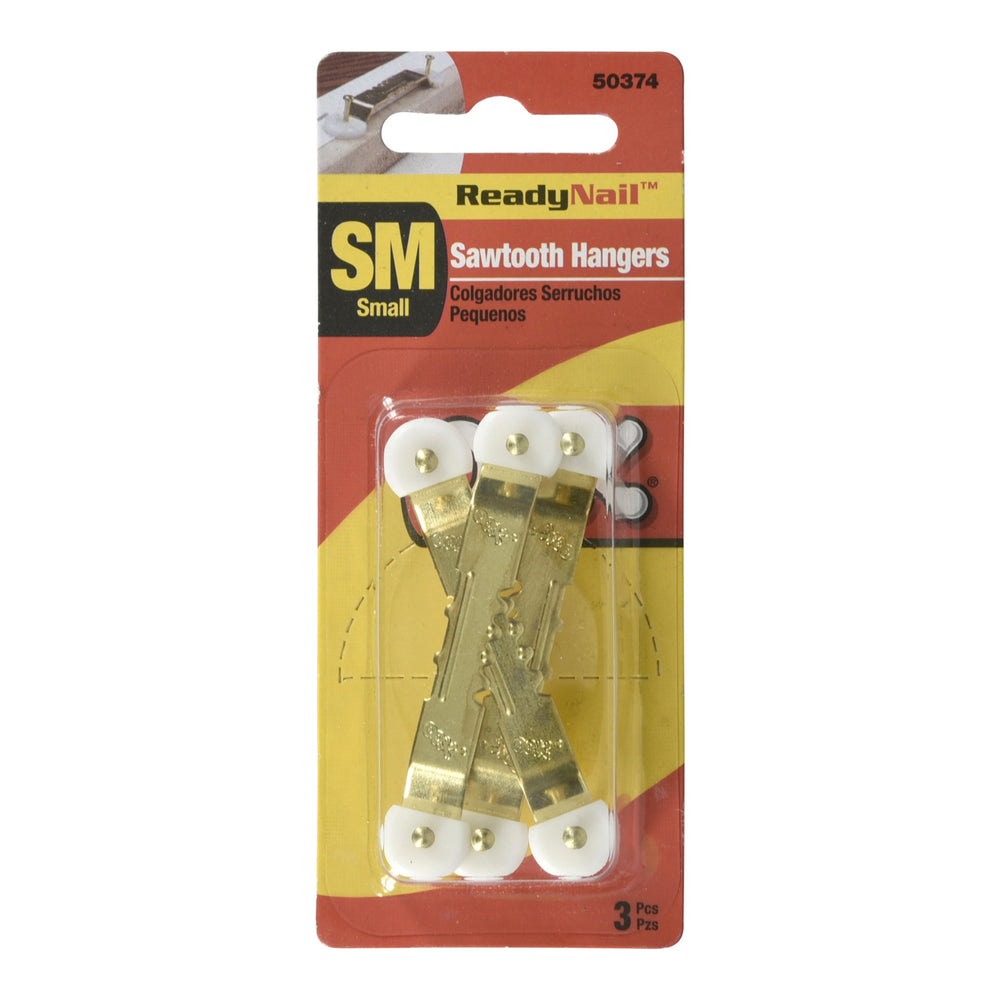 OOK ReadyNail 20 lb. Small Sawtooth Hangers (3-Pack) 50374 - The