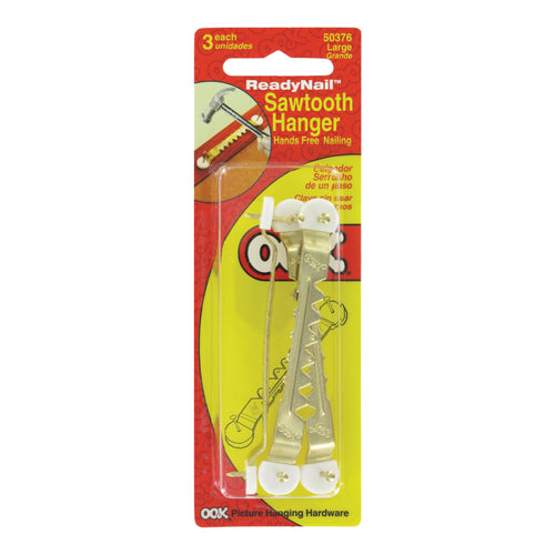 Ook ReadyNail Large Saw Tooth Hangers Pack of 2