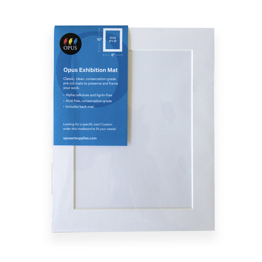 Opus Exhibition Conservation Mat - 8 x 10" Exterior