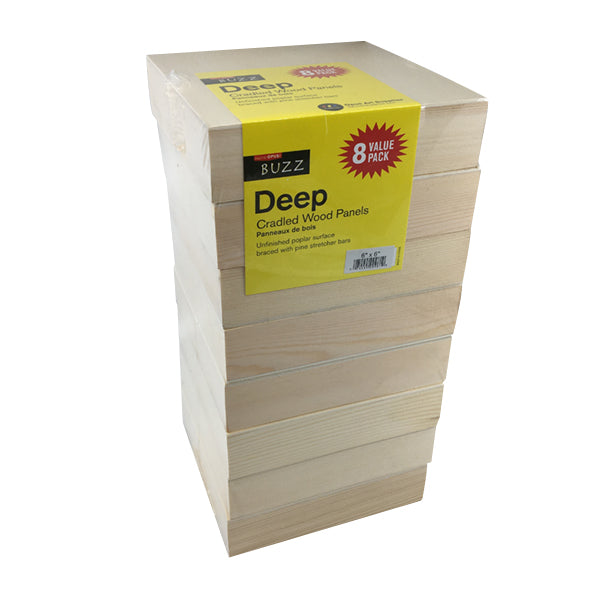 Buzz Cradled Wood Panels - Deep