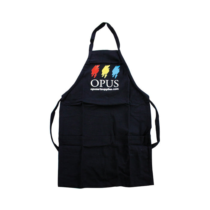 Opus Artist Apron For Kids - Black with Opus Logo - Kids One Size