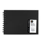 Opus Essential Wirebound Sketchbook Black - Landscape 8" x 5.5"