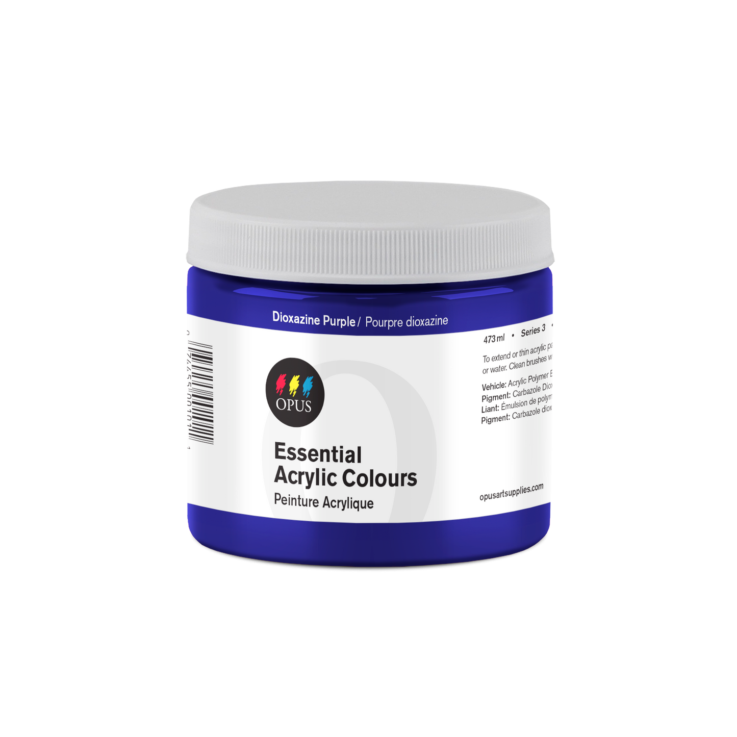 Opus Essential Heavy Body Acrylics - Orange or Red or Purple