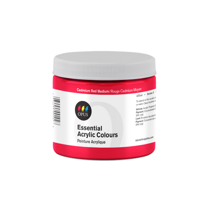 Opus Essential Heavy Body Acrylics - Orange or Red or Purple