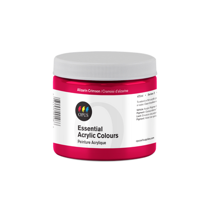 Opus Essential Heavy Body Acrylics - Orange or Red or Purple