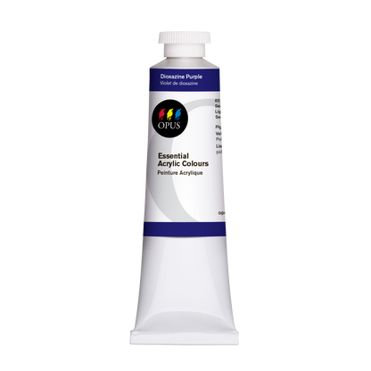Opus Essential Heavy Body Acrylics - Orange or Red or Purple