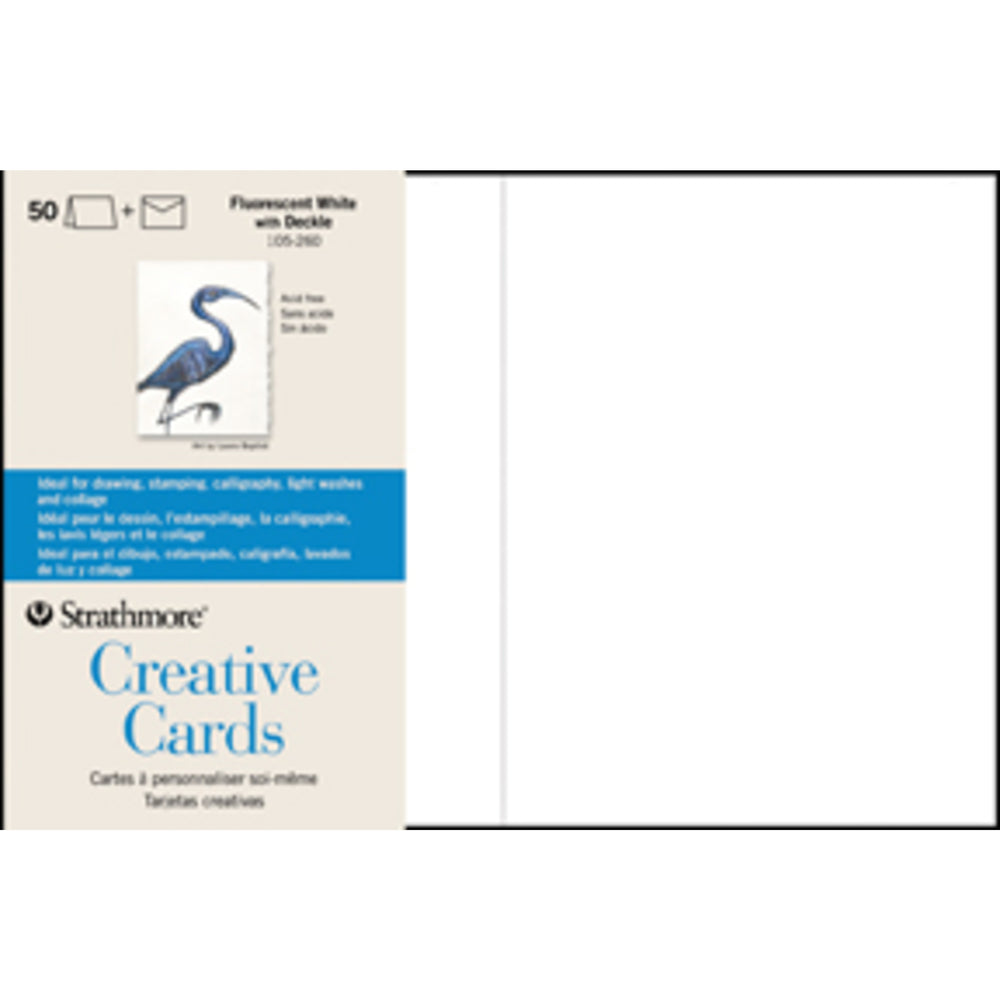 Strathmore Creative Cards Ivory with Deckle