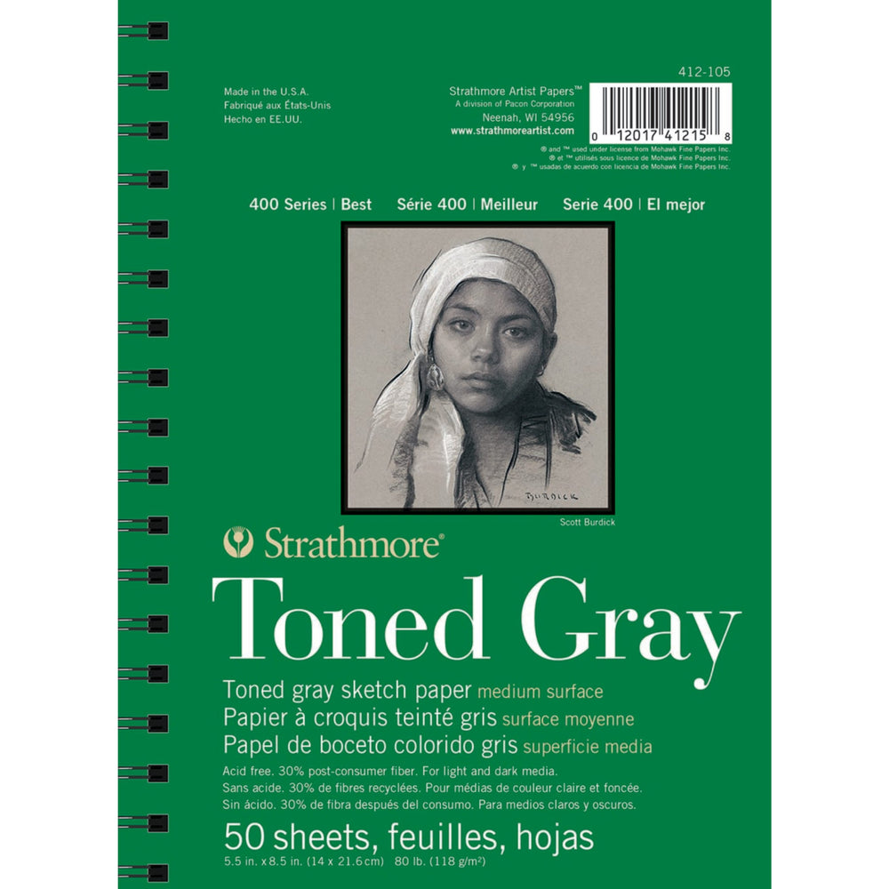 Strathmore 400 Series Sketchbooks - Toned Gray