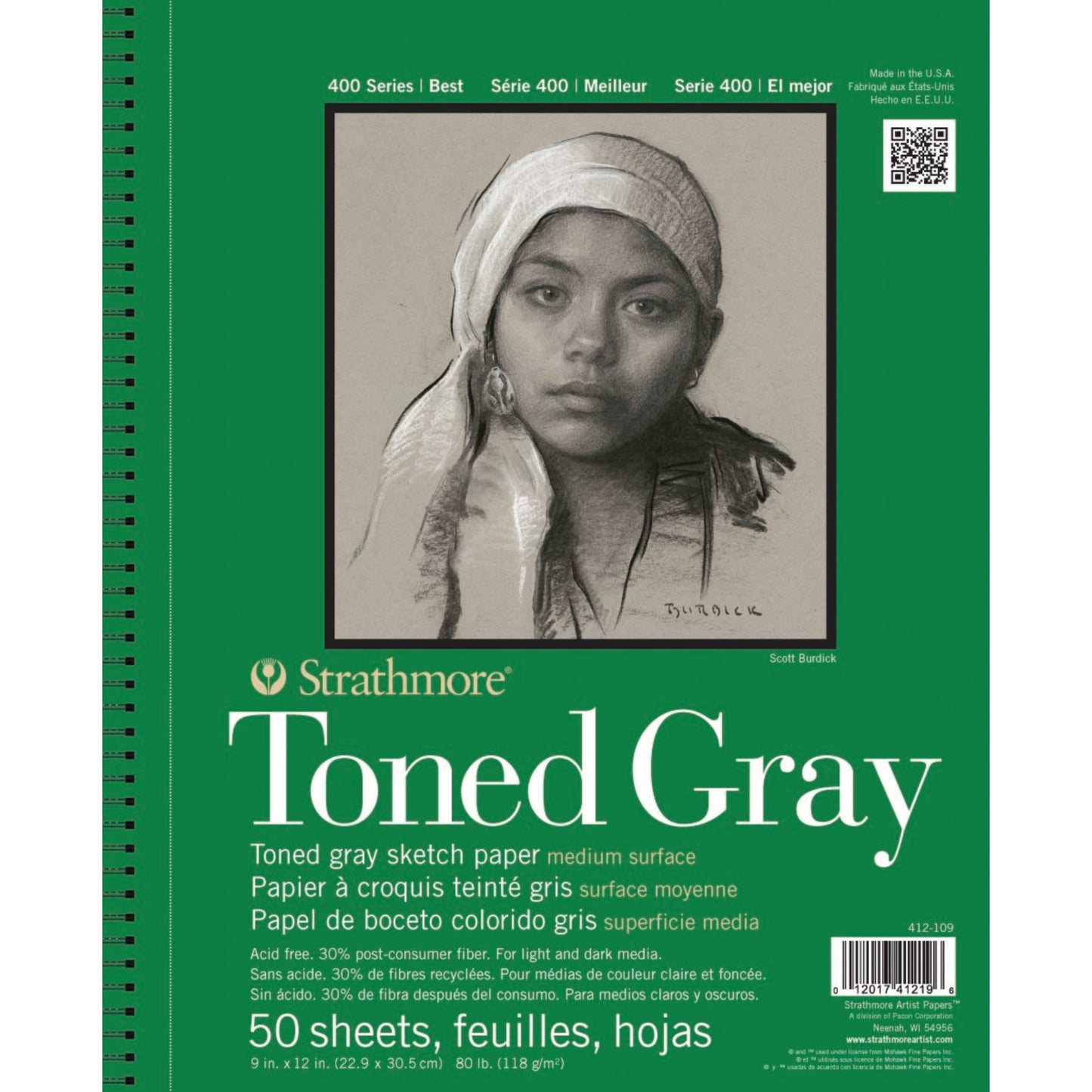 Strathmore 400 Series Sketchbooks - Toned Gray