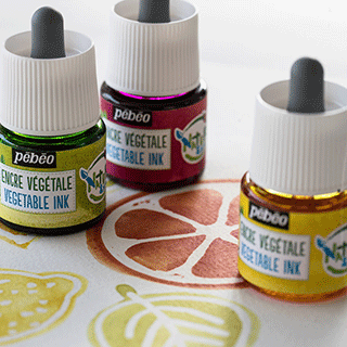 Pebeo Vegetable Ink Secondary Set of 5