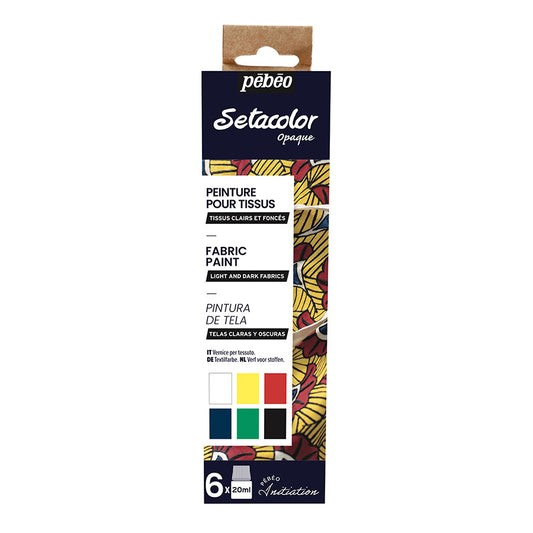 Pebeo Setacolor Opaque Set of 6