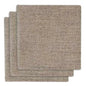 Pebeo Clear Primed Linen Canvas Panel Set of 3 10 x 10cm