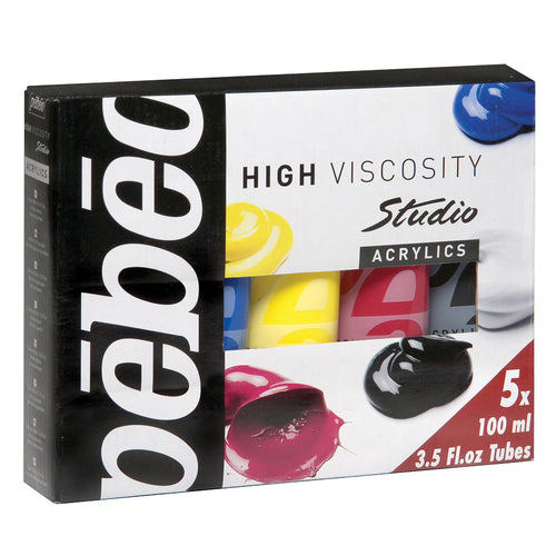 Pébéo Studio Acrylic Set of 5 - Clearance
