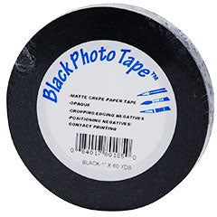 Pro Tapes Black Photo Tape 1" x 60yd