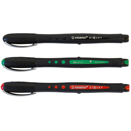 STABILO Bl@ck Rollerball Pen Green .5mm - Clearance