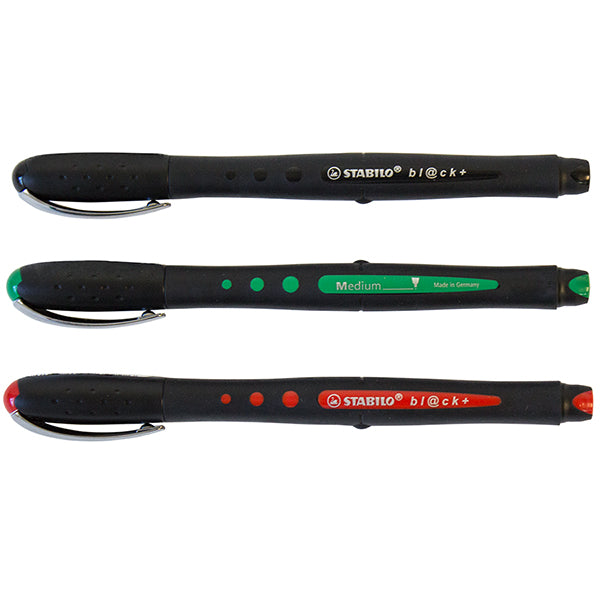 STABILO Bl@ck Rollerball Pen Black .5mm - Clearance