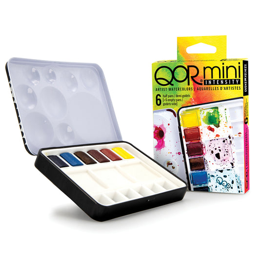 QoR Watercolor Mini Half Pan Intensity Set of 6