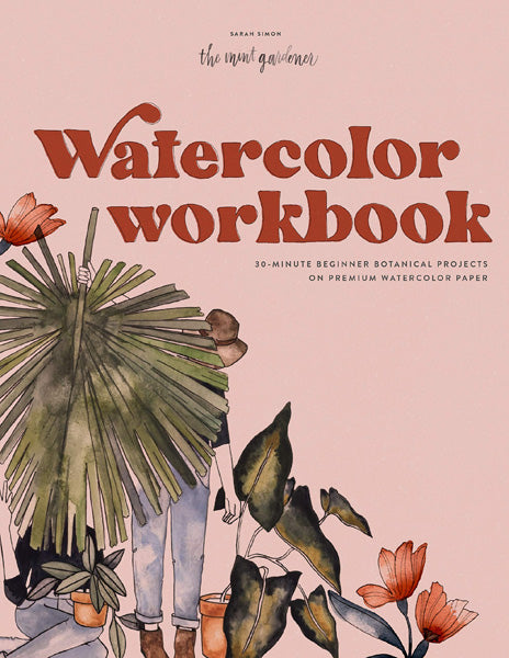 Carnet d'aquarelle par Sarah Simon (The Mint Gardener)