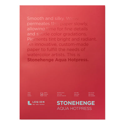 Stonehenge Aqua Watercolour Paper Blocks - Hot Press